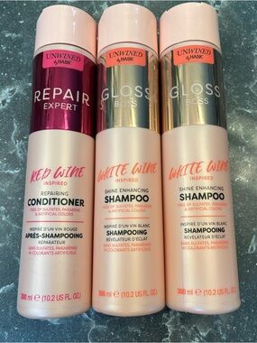 Hask White Wine Shine Enhancing Shampoo & Conditioner New